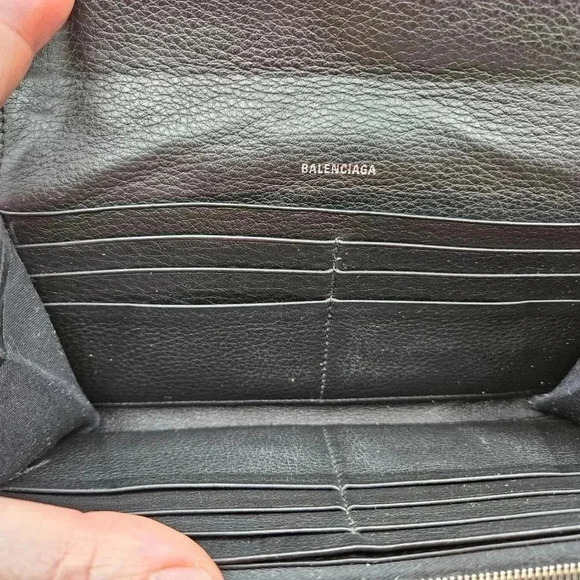Balenciaga Paper Mini Leather  Long Wallet - Picture 14 of 16